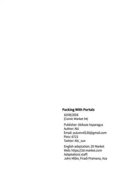 [Akikaze Asparagus (Aki)] Fucking with Portals (Touhou Project) [English] [2d-market.com] [Decensored] [Digital]