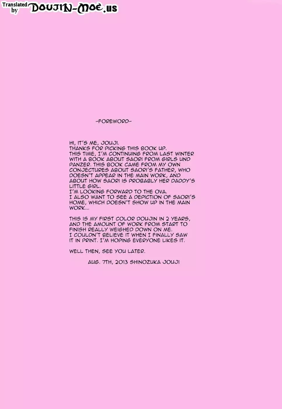 That's Because You Tell Me You Like Me Everyday, Father